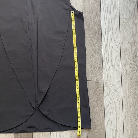 Bryn Walker Black Sleeveless Open Front Vest - Picture 6 of 6